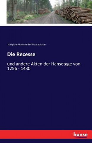 Knjiga Recesse Konigliche Akademie Der Wissenschaften
