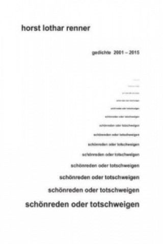 Book schönreden oder totschweigen Horst Lothar Renner