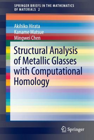 Kniha Structural Analysis of Metallic Glasses with Computational Homology Akihiko Hirata
