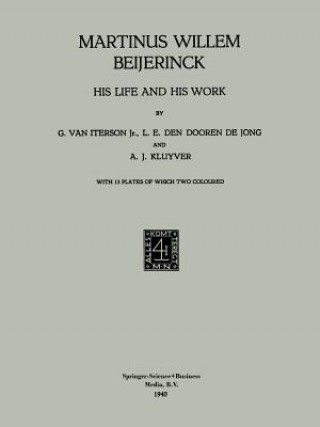 Livre Martinus Willem Beijerinck G. van Iterson