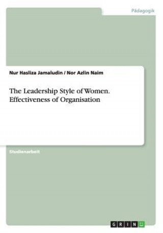 Carte The Leadership Style of Women. Effectiveness of Organisation Nur Hasliza Jamaludin