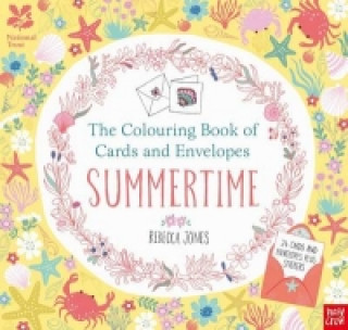 Carte National Trust: The Colouring Book of Cards and Envelopes - Summertime Rebecca Jones