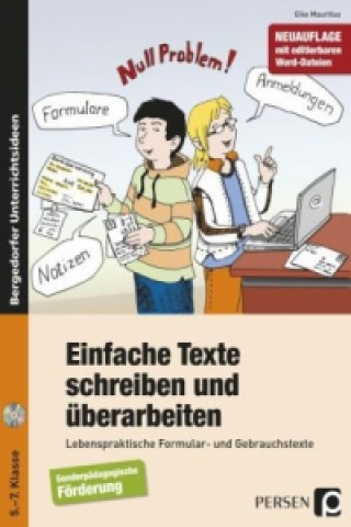 Kniha Einfache Texte schreiben und überarbeiten Elke Mauritius