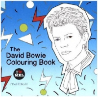 Knjiga David Bowie Colouring Book Mel Elliott