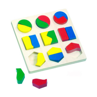 Játék Puzzle - geometrické tvary 
