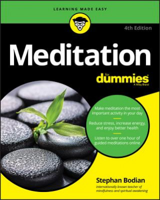 Kniha Meditation For Dummies 4e Stephan Bodian