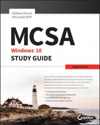 Kniha MCSA MS Windows 10 Study Guide Exam 70-697 William Panek