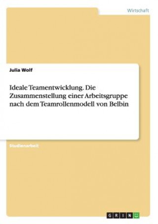 Kniha Ideale Teamentwicklung. Die Zusammenstellung einer Arbeitsgruppe nach dem Teamrollenmodell von Belbin Julia Wolf