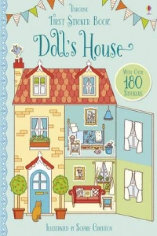 Книга First Sticker Book Doll's House Abigail Wheatley