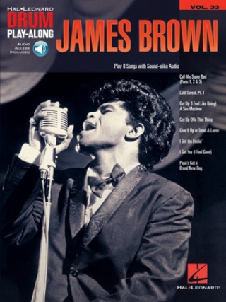 Kniha James Brown Drum Play-Along Volume 33 James Brown