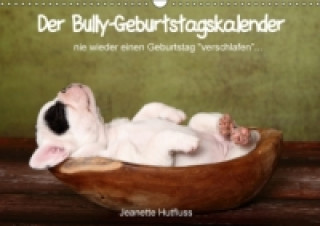 Calendar / Agendă Der Bully-Geburtstagskalender - nie wieder einen Geburtstag "verschlafen"... (Wandkalender immerwährend DIN A3 quer) Jeanette Hutfluss