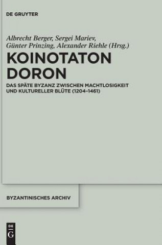 Książka Koinotaton Doron Albrecht Berger