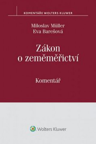 Książka Zákon o zeměměřictví Eva Barešová