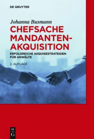 Kniha Chefsache Mandantenakquisition Johanna Busmann
