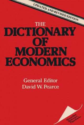 Kniha Dictionary of Modern Economics D. W. Pearce