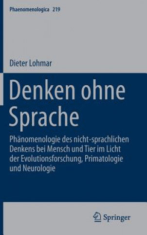 Książka Denken Ohne Sprache Dieter Lohmar