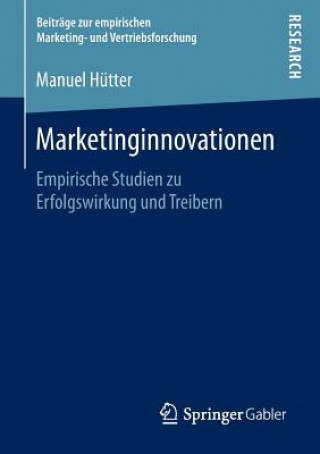 Kniha Marketinginnovationen Manuel Hutter