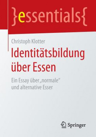 Książka Identitatsbildung UEber Essen Christoph Klotter