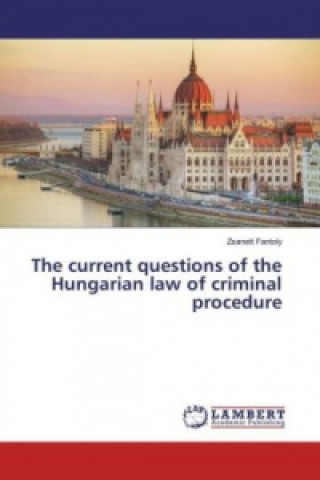 Könyv The current questions of the Hungarian law of criminal procedure Zsanett Fantoly