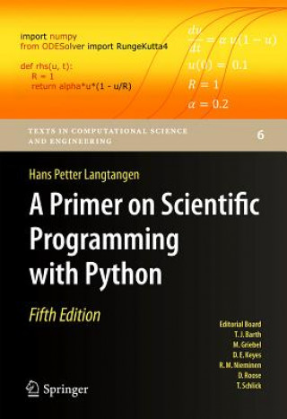 Kniha Primer on Scientific Programming with Python Langtangen