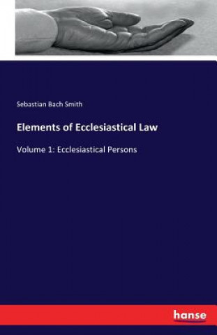 Carte Elements of Ecclesiastical Law Sebastian Bach Smith
