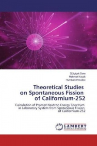 Kniha Theoretical Studies on Spontaneous Fission of Californium-252 Gülçiçek Dere