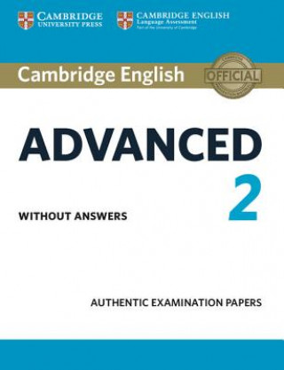 Kniha Cambridge English Advanced 2 Student's Book without answers 