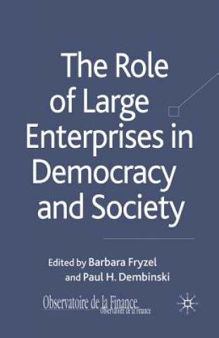 Book The Role of Large Enterprises in Democracy and Society B. Fryzel