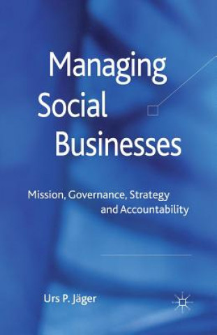 Book Managing Social Businesses U. P. Jäger