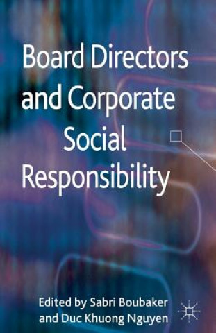 Könyv Board Directors and Corporate Social Responsibility S. Boubaker