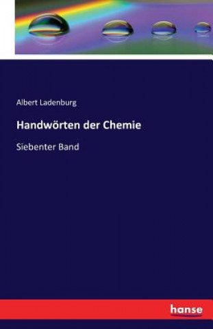 Carte Handwoerten der Chemie Albert Ladenburg