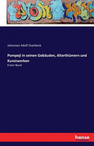 Carte Pompeji in seinen Gebauden, Alterthumern und Kunstwerken Johannes Adolf Overbeck