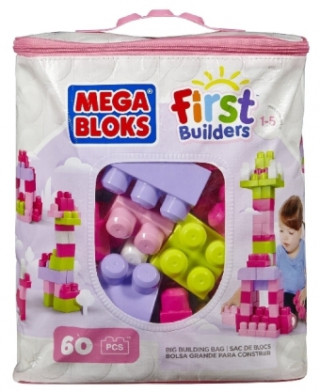 Hra/Hračka Mega Bloks Bausteinebeutel Medium, pink 
