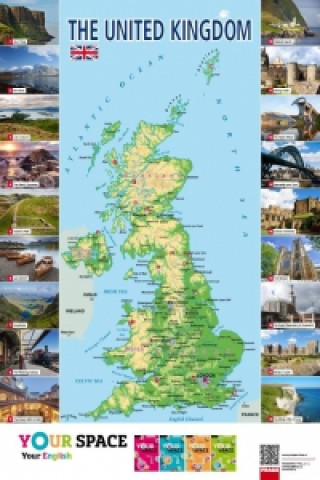 Nyomtatványok The United Kingdom Mapa 