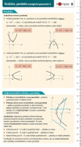 Книга Matematika s přehledem 8 – Kružnice, parabola 