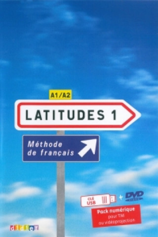 Carte Komplet 4ks Latitudes 1 učebnice + pracovní sešit + příručka učitele + DVD Régine Mérieux