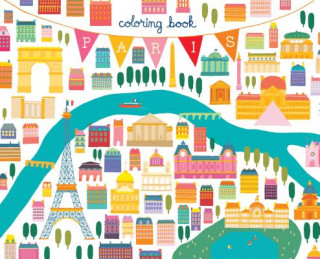 Книга Come with Me to Paris Coloring Book Min Heo