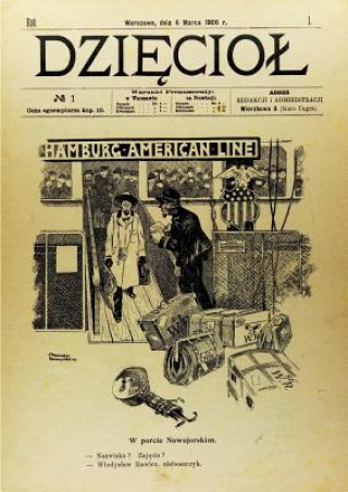 Könyv dzieciol 1906 Polish Satirical Journal 12 Issues
