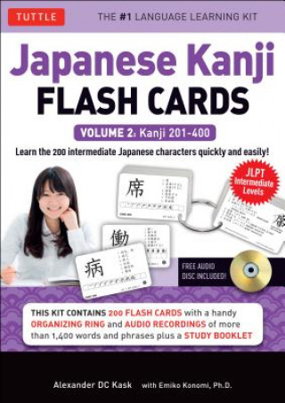 Kniha Japanese Kanji Flash Cards Kit Volume 2 Alexander Kask