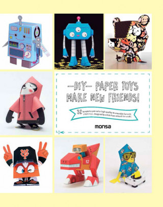 Knjiga DIY Paper Toys: Make New Friends! Patricia Martinez