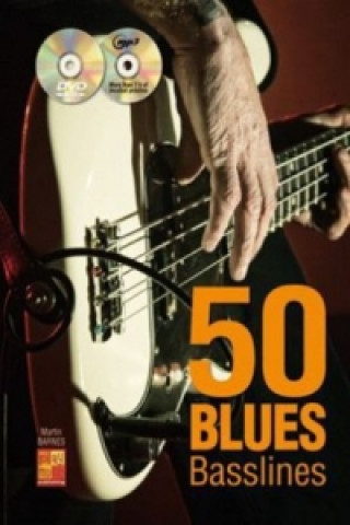 Tlačovina 50 Blues Basslines, w. 1 MP3-CD + 1 DVD Martin Barnes