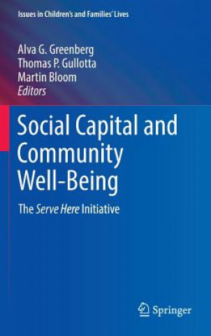 Kniha Social Capital and Community Well-Being Alva G. Greenberg