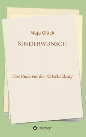 Könyv Kinderwunsch Maja Gluck