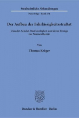 Carte Der Aufbau der Fahrlässigkeitsstraftat Thomas Kröger