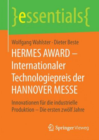 Carte Hermes Award - Internationaler Technologiepreis Der Hannover Messe Wolfgang Wahlster
