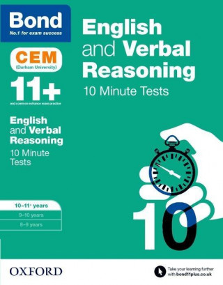 Kniha Bond 11+: English & Verbal Reasoning: CEM 10 Minute Tests Michellejoy Hughes