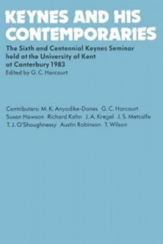Könyv Keynes and His Contemporaries G. Harcourt
