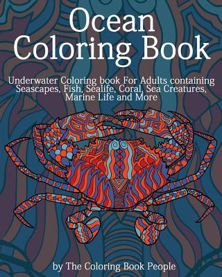 Knjiga Ocean Coloring Book The Coloring Book People