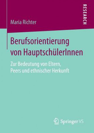 Książka Berufsorientierung von HauptschulerInnen Maria Richter