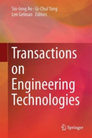 Książka Transactions on Engineering Technologies Sio-Iong Ao